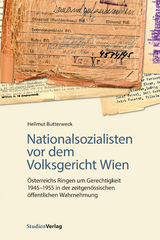 Nationalsozialisten vor dem Volksgericht Wien - Hellmut Butterweck