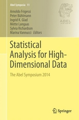 Statistical Analysis for High-Dimensional Data - 