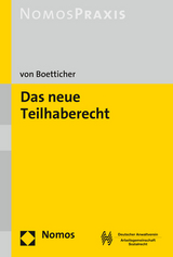 Das neue Teilhaberecht - Arne von Boetticher