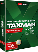 TAXMAN 2016 für Vermieter. - 