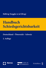 Handbuch Schiedsgerichtsbarkeit - Torggler, Hellwig; Mohs, Florian; Schäfer, Friederike; Wong, Venus Valentina