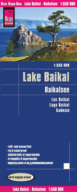 Reise Know-How Landkarte Baikalsee / Lake Baikal (1:550.000) - Reise Know-How Verlag Peter Rump