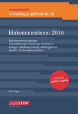 Veranlagungshandbuch Einkommensteuer 2016 - Institut der Wirtschaftsprüfer