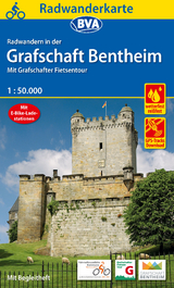 Radwanderkarte BVA Radwandern in der Grafschaft Bentheim 1:50.000, reiß- und wetterfest, GPS-Tracks Download - 