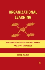 Organizational Learning - J. Wellman