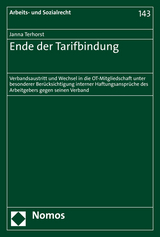 Ende der Tarifbindung - Janna Terhorst