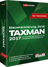 TAXMAN 2017 für Vermieter - 