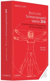 Beck'sche Schmerzensgeld-Tabelle 2018 - Slizyk, Andreas