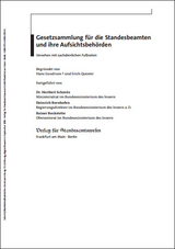 Gesetzsammlung für die Standesbeamten und ihre Aufsichtsbehörden - Schmitz, Heribert; Bornhofen, Heinrich; Bockstette, Rainer