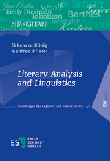 Literary Analysis and Linguistics - Ekkehard König, Manfred Pfister