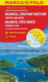 MARCO POLO Regionalkarte Kroatische Küste Mitte und Süd 1:200.000