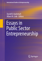 Essays in Public Sector Entrepreneurship - 