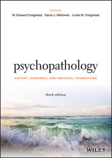 Psychopathology - Craighead, W. Edward; Miklowitz, David J.; Craighead, Linda W.