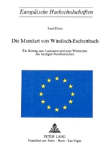 Die Mundart von Windisch-Eschenbach - Josef Denz