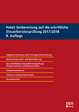 Paket Vorbereitung auf die schriftliche Steuerberaterprüfung 2017/2018 - Maus, Günter; Endlich, Günter; Fränznick, Thomas; Jahn, Thorsten; Knies, Jörg-Thomas; Mutschler, Ingo; Scheel, Thomas; Ratjen, Carola; Sager, Silke; Schimpf, Nadine; Alber, Matthias; Blankenhorn, Harald; Goldhorn, Matthias; Fränznick, Siegfried; Hoffmann, Ingo; Dürr, Christiane; Schmidt, Stephan; Lang, Fritz; Jacobi, Rene; Koke, Katja