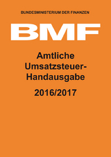 Amtliche Umsatzsteuer-Handausgabe 2016/2017 - 