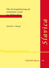 Über die Entpalatisierung der urslavischen e-Laute im Polnischen - Heinrich v. Ulaszyn