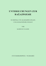 Untersuchungen zur Ragazpoesie - Manfred Ullmann