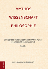 Mythos - Wissenschaft - Philosophie - Hans-Joachim Schönknecht