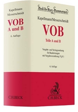 VOB Teile A und B - Kapellmann, Klaus D.; Messerschmidt, Burkhard