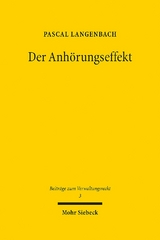 Der Anhörungseffekt - Pascal Langenbach