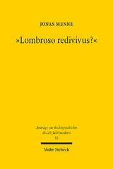 "Lombroso redivivus?" - Jonas Menne