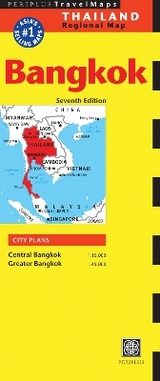 Bangkok Travel Map Seventh Edition - Periplus Editors