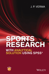 Sports Research with Analytical Solution using SPSS - J. P. Verma