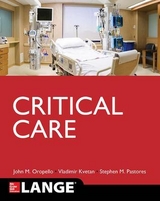 Lange Critical Care - Oropello, John; Kvetan, Vlad; Pastores, Stephen