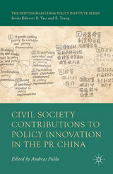 Civil Society Contributions to Policy Innovation in the PR China - A. Fulda