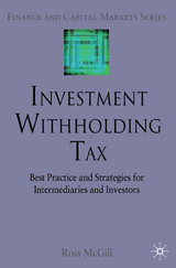 Investment Withholding Tax - R. McGill