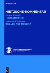 Kommentar zu Nietzsches 'Morgenröthe', 'Idyllen aus Messina' -  Jochen Schmidt,  Sebastian Kaufmann