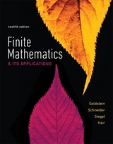 Finite Mathematics & Its Applications - Goldstein, Larry; Schneider, David; Siegel, Martha; Hair, Steven