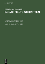 Band 2. 1799–1835 - Wilhelm von Humboldt