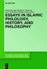 Essays in Islamic Philology, History, and Philosophy - 