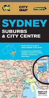 Sydney Suburbs & City Centre Map 218 8th ed - UBD Gregory's