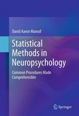 Statistical Methods in Neuropsychology -  David Aaron Maroof