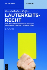 Lauterkeitsrecht -  Karl-Nikolaus Peifer