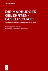 Die Marburger Gelehrten-Gesellschaft - 