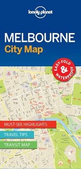 Lonely Planet Melbourne City Map -  Lonely Planet