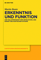 Erkenntnis und Funktion - Martin Bunte