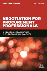 Negotiation for Procurement Professionals - O'Brien, Jonathan