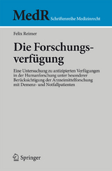 Die Forschungsverfügung - Felix Reimer