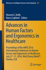 Advances in Human Factors and Ergonomics in Healthcare - 