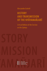 History and Transmission of the Nyāyamañjarī - Alessandro Graheli