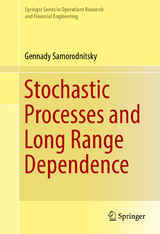 Stochastic Processes and Long Range Dependence - Gennady Samorodnitsky