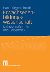 Erwachsenenbildungswissenschaft - Hans Jürgen Finckh