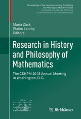 Research in History and Philosophy of Mathematics - 