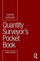 Quantity Surveyor's Pocket Book - Cartlidge, Duncan