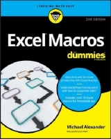 Excel Macros For Dummies - Alexander, Michael